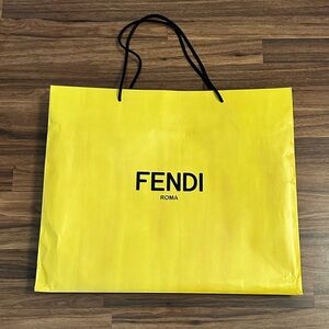 Fendi Roma Authentic Paper Gift Shopping Bag